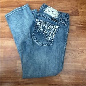 Miss me cropped jeans